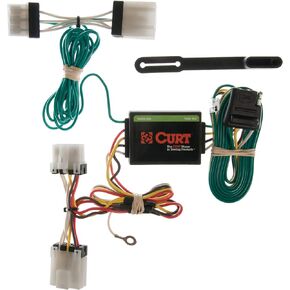 Curt Manufacturing 55353 Vehicle-Side Custom 4-Pin Trailer Wiring Harness, Fits Select Nissan Pathfinder, Pickup , black