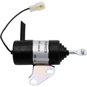 12V 16851-60014 1685160014 Fuel Shut Off Solenoid Replacement for Kubota RTV900 ZD18 ZD21 ZD221 ZD321 ZD323 BX2350D BX2360 BX24D BX25 G2160 TG1860 GR2100 GR2110 GR2120 GR2120B