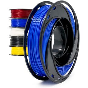 Gizmo Dorks Flexible TPU 3D Printer Filament 3mm (2.85mm) 200g, Black