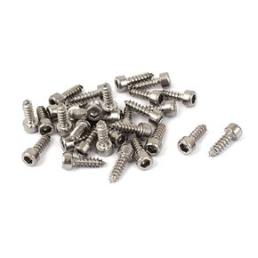 uxcell M2x6mm Hex Drive Head Cap Self Tapping Drilling Screws 50pcs