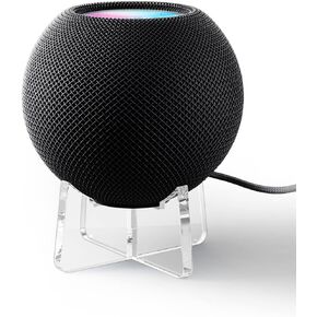 Acrylic Stand for Homepod Mini, Homepod Stand Holder,Safe Stable Mount Protects Homepod Mini Speaker (Transparent)