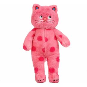 Cuddly Cat Plush Toy - Soft Huggable Stuffed Animal Pillow for Boys, Girls, Kids, and Girlfriends - Ideal Valentine’s Day Gift (Black, 15 inch)