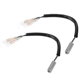 for Yamaha Turn Signal Adapter Replacement, 7.5in Turn Signal Wiring Adapter Plug Motorcycle Parts Signal Lights Retrofit for YZF‑R6 YZF‑R1 FZ6 FZ10