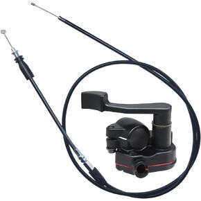 7/8''/ 22mm Thumb Throttle Cable Accelerator Handle Assembly Fit for 50cc 70cc 90cc 110cc 125cc 250cc ATV Quad Go Kart Pit Bike, Perfect Replacement Accessory.