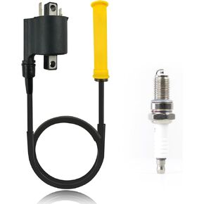 Ignition Coil Spark Plug for Honda ATV TRX420 TRX420FPA TRX420FPM TRX420FA TRX420FPE 2009-2013 TRX420TM TRX420FE TRX420FM TRX420TE 2007-2013 30510-HP5-601