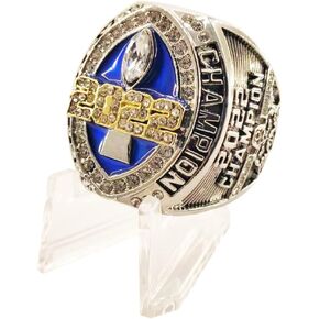 2022 Fantasy Football Championship Ring Trophy - Gold And Silver Plated | FFL Champion Ring