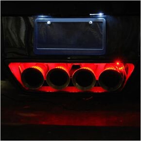 C7 Corvette Exhaust LED Lighting Kit for 2014-2019 Stingray, Z51, Z06 Corvettes (Red/Super Bright)