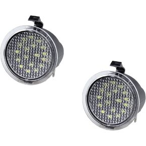 LED Side Mirror Puddle Lights Compatible with Ford F150 Explorer Expedition Edge Ranger Lincoln MKX-2Pcs