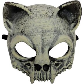 KIPETTO Halloween Mask Scary Half Face Mask Horror Mask Costume Props for Cosplay Masquerade Carnival Party