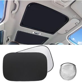 UV Ray Car Sunroof Sun Shade Interior Sun Protector Sunshade Compatible for Mini Cooper R56/F56/F54/R55/F55/R60 Accessories-Black