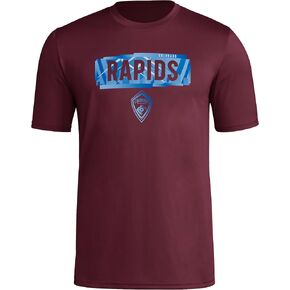adidas Men's Colorado Rapids Local Pop Short Sleeve Pre-game T-shirt in Saudi Arabia