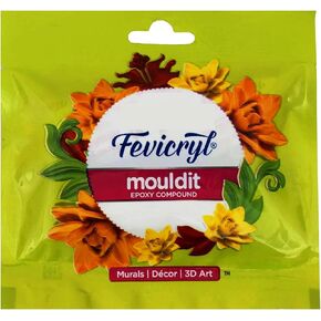 Fevicryl Mould 50grm Clay Set for Modelling and Sculpting, Air Dry Clay for 3D Art and Craft, Gift for Artists, Students, Etc - 1 Piece