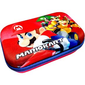 UPD Hard Shell Molded Zippered Pencil/Storage Case (Mario Kart), Multicolor