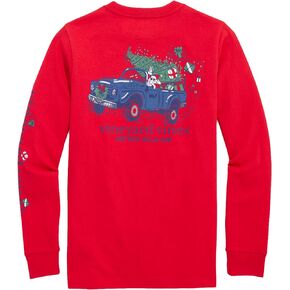 vineyard vines Boys Ho Hold on Long-Sleeve Tee