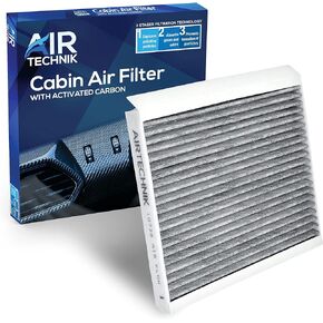 AirTechnik CF10728 Cabin Air Filter w/Activated Carbon | Fits Hyundai Accent, Elantra, Elantra Coupe, Elantra GT, Tucson, ix35, Kia Forte, Forte Koup, Forte5 (Select Vehicles 2007-2020) - 971332H000
