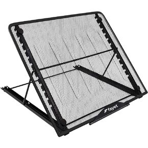 Fayet Large Version Adjustable Light Pad Stand, 12 Angle Points Skidding Prevented Holder for XP-Pen Artist, Compatible with 10" ~ 17" Notebooks, Drawing Monitor/Huion A2 A3 Light Board