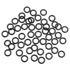 uxcell Nitrile Rubber O-Rings 17.61mm OD 12.37mm ID 2.62mm Width, Metric Nitrile Rubber Sealing Gasket, Pack of 50