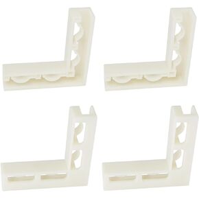 4PCS Hard PVC Photograph Background Holder L Shape Background Holder Stand PVC Professional Brackets for Photo Backdrop Board Flat Lay or Food Photography Background