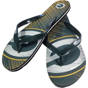 FOCO NFL Team Unisex Diagonal Stripe Fade Flip Flops