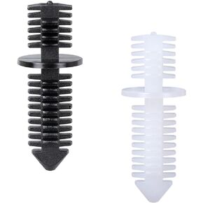 OAUTOO 40pcs Double End Xmas Tree Retainer Clip 11/32" Stem Diameter for Marine Boat Bolsters & Automotive Trim