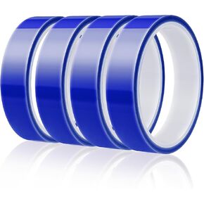 EENOUR 4 بكرات 0.8 بوصة × 108 قدم شريط مقاوم للحرارة، شريط حراري بدرجة حرارة عالية، يصل إلى 250 درجة مئوية (482 درجة فهرنهايت) للضغط على الفراغات التسامي وفينيل نقل الحرارة (HTV) - 432 قدم بشكل عام in Kuwait