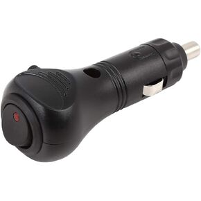 X AUTOHAUX Waterproof Car Auto Motorcycle Boat Fused Cigarette Lighter Switch Power Socket Plug Connector DC 12V 24V with LED Indicator