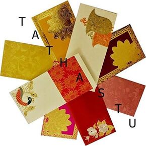 Premium Shagun Gift Envelope (Pack of 15) Assorted Color Designs Money Holder Card Fancy Packet for Christmas Diwali Rakhabandhan Rakhi Birthday Wedding Anniversary Invitation Envelopes