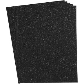 28 Sheets Blue 8.5x11 Glitter Cardstock Paper 250GSM Thick Paper Cards for Birthday Party, Invitations, Cricut Card and DIY Crafts Decoration