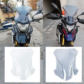 Motorcycle WindScreen Windshield Windproof Protector Flyscreen Pare-brise Shield Screen compatible with G310GS G 310GS G 310 GS Accessories 2017 2018 2019 2020 2021 2022 2023(Light Smoke)