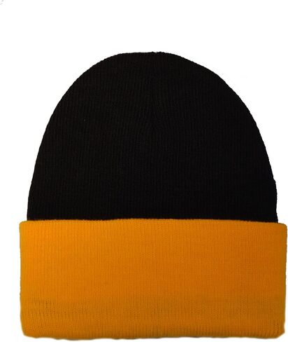 Pittsburgh Steelers Toddler 2-Tone Beanie Hat - NFL Baby Knit Cuffed Cap Black in Saudi Arabia