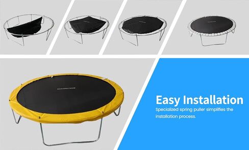 Trampoline Replacement Mat - Fit 14ft Round Trampoline with Spring Tool -Fits 6.5/5.5（±0.2）" Springs Trampoline Accessories in Saudi Arabia