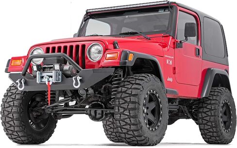 مجموعة رفع Rough Country 4 بوصات مع صدمات N3 لسيارة جيب رانجلر TJ 4WD 2003-2006 - 90730 in Saudi Arabia
