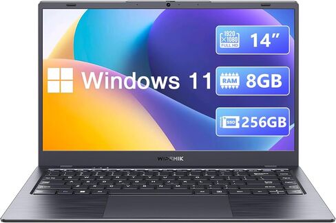 2024 Newest Laptop Computer, 8GB RAM Laptop 256GB SSD, Intel Celeron Processor Windows 11 Laptop, 14 Inch Full HD 1080P IPS School Laptop, Support 2.4G/5G WiFi, USB 3.0, Long Lasting Battery in Kuwait