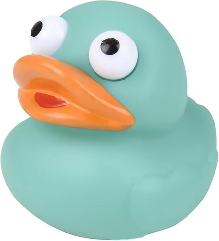 The Dreidel Company Rubber Duck Eye Poppers, Squeeze to Quack, Toy Assortment Duckies for Kids, Bath Birthday Gifts Baby Showers Summer Beach and Pool Activity, 2" (5-Pack) in Saudi Arabia