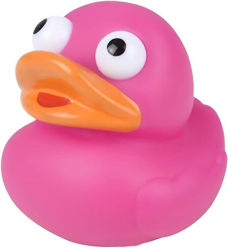 The Dreidel Company Rubber Duck Eye Poppers, Squeeze to Quack, Toy Assortment Duckies for Kids, Bath Birthday Gifts Baby Showers Summer Beach and Pool Activity, 2" (5-Pack) in Saudi Arabia