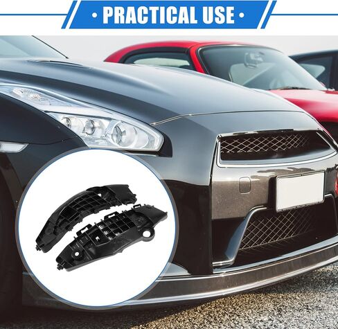 1 Pair Bumper Brackets Support Fender Cover Compatible for Toyota RAV4 2019 2020 2021 2022, Durable Plastic Black Front Left Right Side in Saudi Arabia