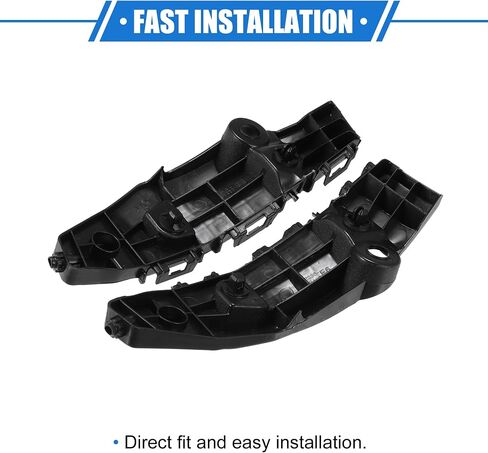 1 Pair Bumper Brackets Support Fender Cover Compatible for Toyota RAV4 2019 2020 2021 2022, Durable Plastic Black Front Left Right Side in Saudi Arabia