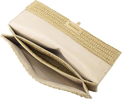 حقيبة يد نسائية على شكل فيونكة منسوجة من القش حقائب يد صغيرة لقضاء العطلات الصيفية على الشاطئ لحفلات الزفاف in Kuwait