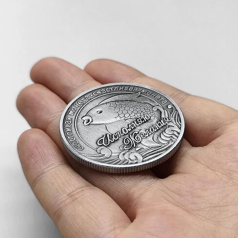 عملة محظوظة على شكل حدوة حصان كوي - قطر 1.57 بوصة - أداة خدش تذكرة اليانصيب in Kuwait