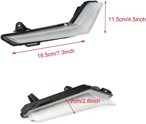 Can Am Defender LED RGB بدوره أضواء الإشارة Fang Light متوافق مع 2020-2022 Can-Am Defender Max Commander 2021 طقم مصابيح in Kuwait