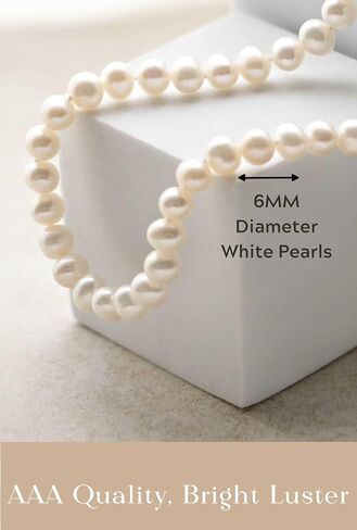 Classic Pearl Necklace 18 in length in Kuwait