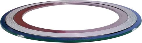 Sur-Seal, Inc. Teadit 9000IR3316PTFE900 Green Band with White Stripe 316SS/PTFE Spiral Wound Gasket with 316SS Inner Ring, -150 to 500 degrees F Temperature Range, 3.10" ID, 6.63" OD, for 3" Pipe Size in Saudi Arabia