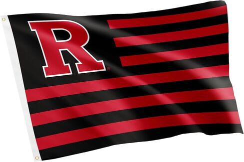 لافتات أعلام RTX من Desert Cactus Rutgers Flag University of New Jersey 100% بوليستر للاستخدام الداخلي والخارجي 3x5 (Style Nation) in Saudi Arabia