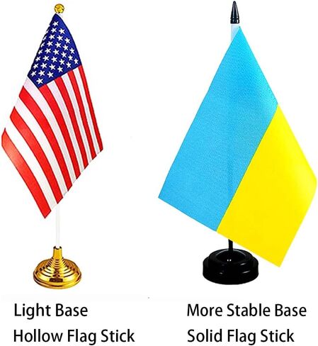 G8 countries Table Flag Kit,USA, Canada, United Kingdom, Table Flag, France, Germany, Italy Desk Flag,Office Flag,Table Flags with Stand Base, Flags of 8 countries in Kuwait
