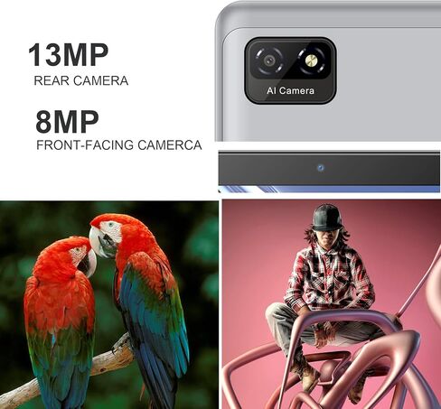 CWOWDEFU Tablet 10 inch Android 12 Tablets PC 6GB RAM+128GB ROM Octa-core CPU 2.0GHz, 2.4G / 5G WiFi Tabletas, Type-C/3.5mm Headphone Port/6000mAh Fast Charge, GPS in Kuwait