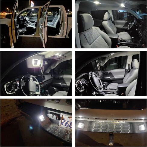 11pcs LED Interior Lights Bulb Kit for Dodge Dakota 2005 2006 2007 2008 2009 2011 Super Bright 6000K White Interior Light Bulbs Map Dome Glove Box Light Bulbs Package + Install Tool in Saudi Arabia