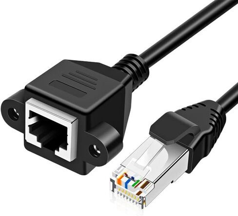 موزع إيثرنت RJ45 من 1 إلى 2، محول إيثرنت شبكة جيجابت صغير مع كابل طاقة USB، كابل شبكة CAT 5/6/7/8 (يدعم جهازين عبر الإنترنت في نفس الوقت) in Kuwait