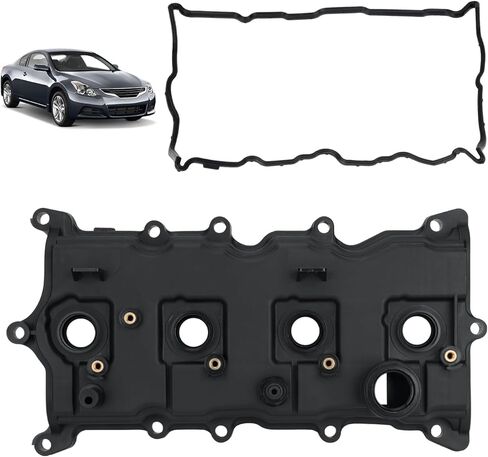 SEINECA محرك عمود الحدبات غطاء صمام جديد ومجموعة حشية متوافقة مع 07-12 نيسان ألتيما سينترا SE-R 2.5L الجزء رقم 13264JA00A in Kuwait