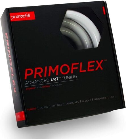أنابيب مرنة مخصصة للتبريد المائي PrimoChill PrimoFlex LRT - 7/16 بوصة ID × 5/8 بوصة OD، 10 أقدام مرفقة مع إعداد النظام والمبرد، مصنوعة من مواد فاخرة، صُنعت بفخر في الولايات المتحدة الأمريكية - أسود أونيكس in Kuwait