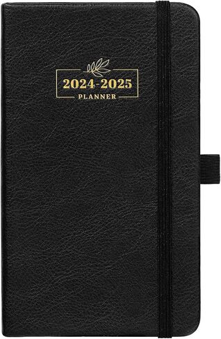 مخطط الجيب 2024-2025 - مخطط 2024-2025 يومي أسبوعي وشهري، تقويم جيب لمدة 17 شهرًا 2024-2025 للمحفظة مخطط شهري صغير الحجم، أغسطس 2024 - ديسمبر 2025، 4 بوصة × 6.2 بوصة - أسود in Kuwait